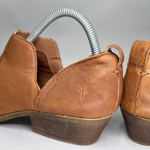 Frye Women's Rowen Slip-On Leather Ankle Booties - Picture 8 of 13